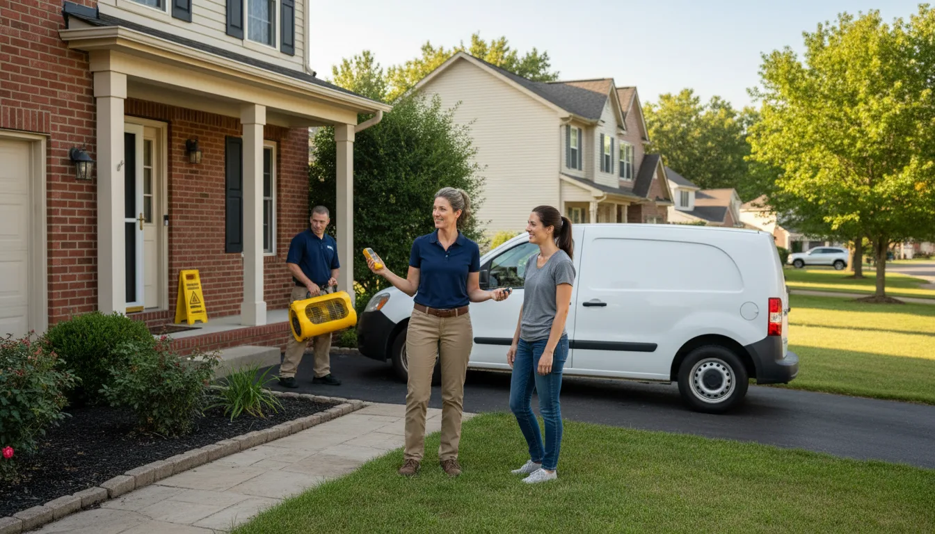 Residential water damage restoration in Port Royal, SC
